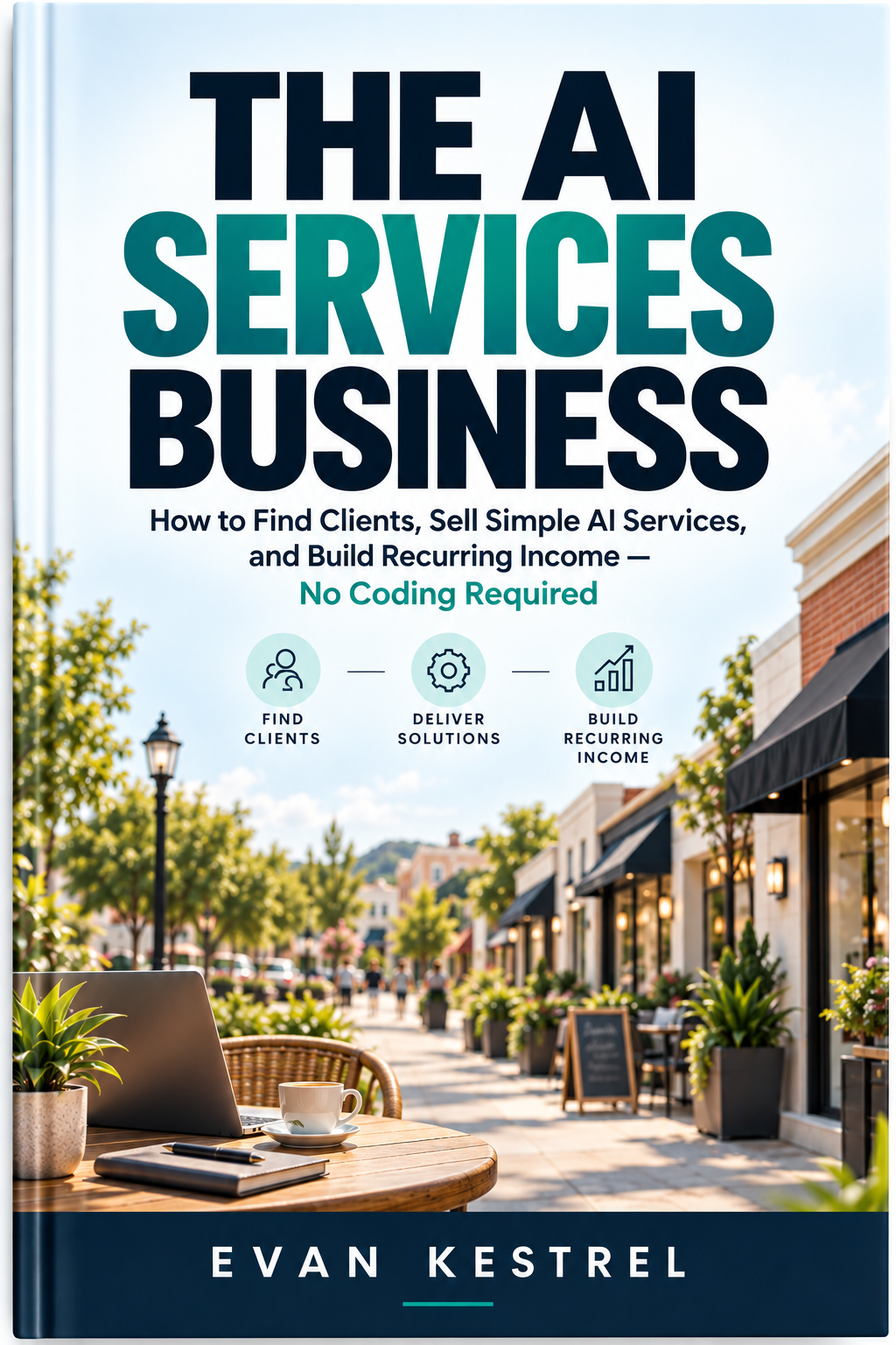 The AI Services Business book cover by Evan Kestrel